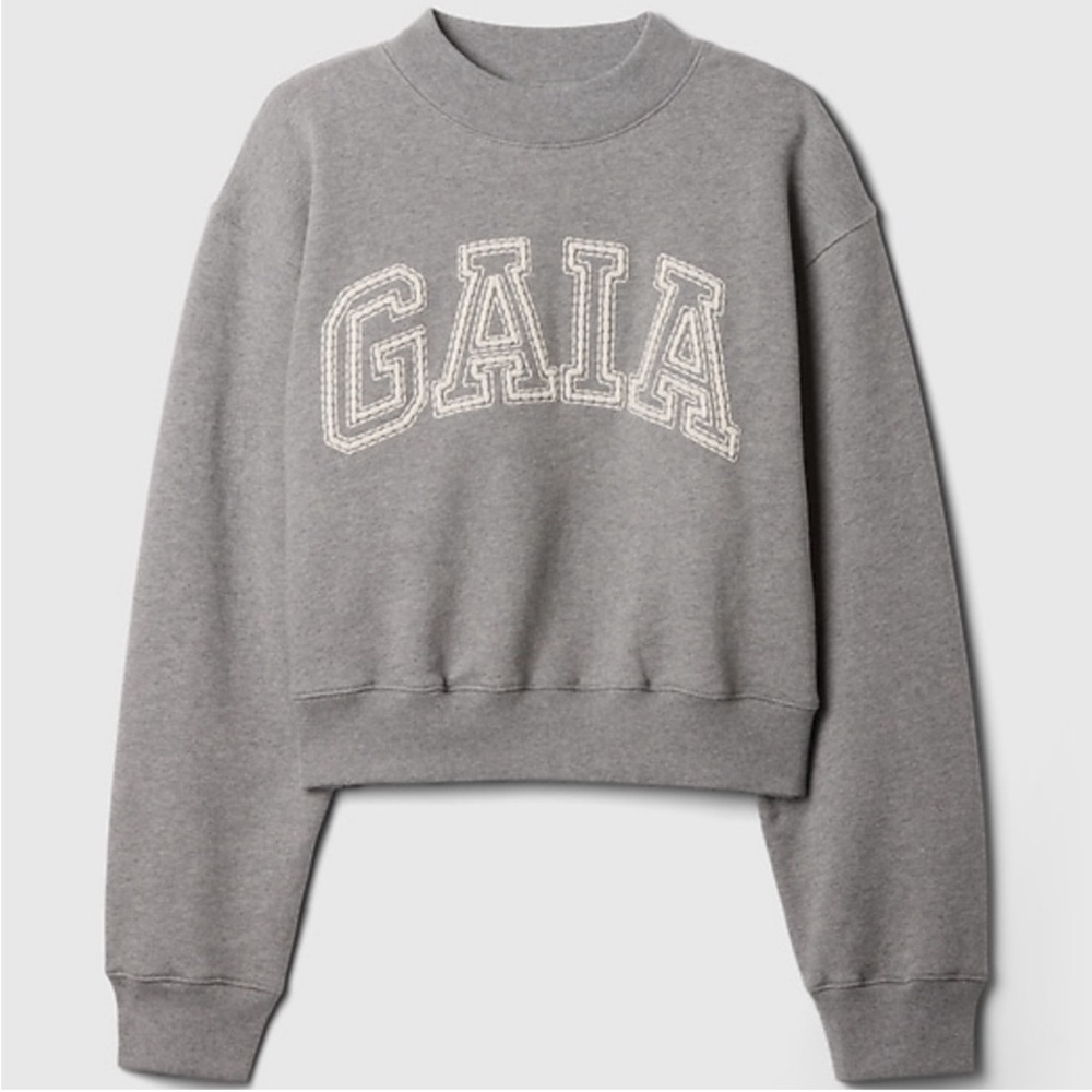 Gap x Cult Gaia Cropped Logo Sweatshirt